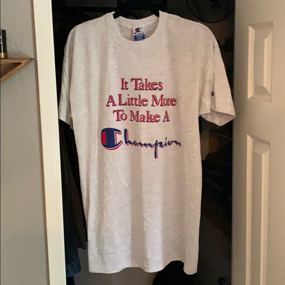 Vintage Heathered Champion T-shirt BRAND NEW